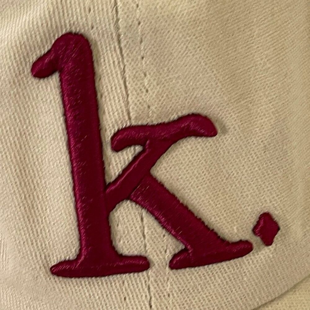 Kappa Kappa Gamma Future Nupe Beige Embroidered Baseball Cap Adjustable
